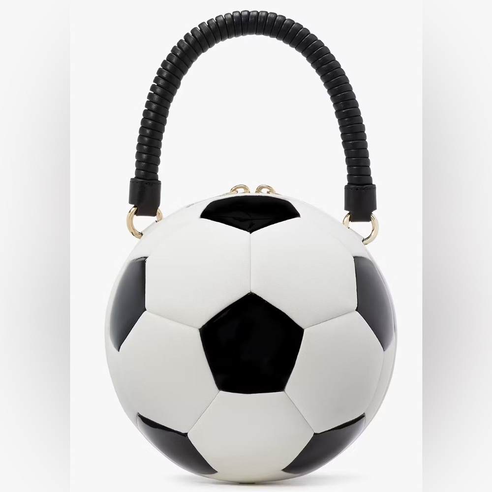 FACTORY SEALED! Kate Spade ♠️ Kick Off 3d Soccer Ball ⚽️ Bag - Picture 2 of 8